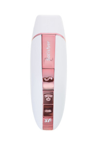 Вакуум-волновой бесконтактный стимулятор клитора Satisfyer Love Triangle, ABS пластик+силикон, Белый Вакуум-волновой бесконтактный стимулятор клитора Satisfyer Love Triangle, ABS пластик+силикон, Белый