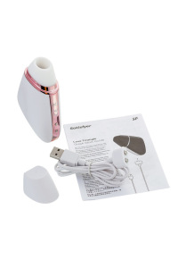 Вакуум-волновой бесконтактный стимулятор клитора Satisfyer Love Triangle, ABS пластик+силикон, Белый Вакуум-волновой бесконтактный стимулятор клитора Satisfyer Love Triangle, ABS пластик+силикон, Белый