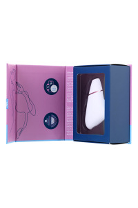 Вакуум-волновой бесконтактный стимулятор клитора Satisfyer Love Triangle, ABS пластик+силикон, Белый Вакуум-волновой бесконтактный стимулятор клитора Satisfyer Love Triangle, ABS пластик+силикон, Белый