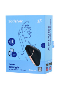 Вакуум-волновой бесконтактный стимулятор клитора Satisfyer Love Triangle,ABS пластик+силикон, Черный Вакуум-волновой бесконтактный стимулятор клитора Satisfyer Love Triangle,ABS пластик+силикон, Черный
