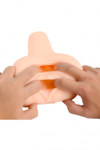 Вибромастурбатор реалистичный вагина+анус, XISE, TPR, телесный, 17 см. Вибромастурбатор реалистичный вагина+анус, XISE, TPR, телесный, 17 см.