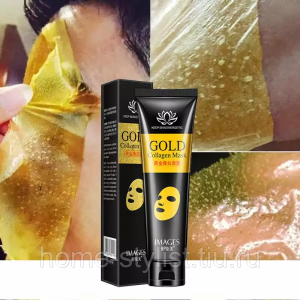 Маска-пленка для лица для кожи с золотом и коллагеном Маска-пленка для лица для кожи с золотом и коллагеном