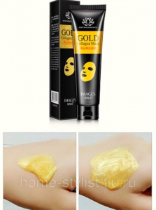 Маска-пленка для лица для кожи с золотом и коллагеном Маска-пленка для лица для кожи с золотом и коллагеном