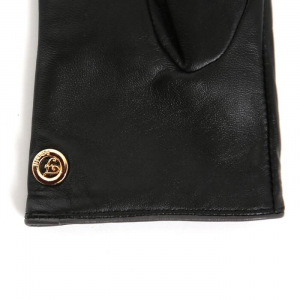 18GL28-1 Перчатки женские раз.7.5, цвет черный, с подкладом шерсть 18GL28-1 Перчатки женские раз.7.5, цвет черный, с подкладом шерсть