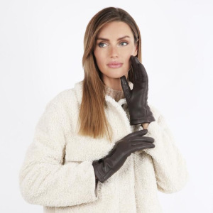 18GL29-2 Перчатки женские раз.7, цвет коричневый, с подкладом шерсть 18GL29-2 Перчатки женские раз.7, цвет коричневый, с подкладом шерсть