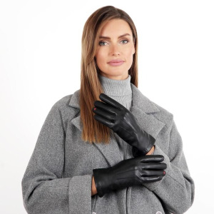 18GL30-1 Перчатки женские раз.6.5, цвет черный, подклад шерсть 18GL30-1 Перчатки женские раз.6.5, цвет черный, подклад шерсть