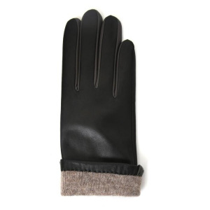 20FW16-1 Перчатки женские раз.8, цвет черный/серый, с подкладом шерсть 20FW16-1 Перчатки женские раз.8, цвет черный/серый, с подкладом шерсть