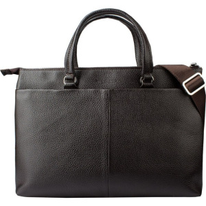 Деловая сумка, 36 х 6 х 26 см, натуральная кожа, цвет коричневый Деловая сумка, 36 х 6 х 26 см, натуральная кожа, цвет коричневый