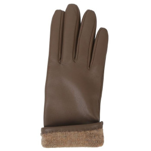 F14-10 Перчатки женские раз.7, цвет темно-бежевый, с подкладом шерсть F14-10 Перчатки женские раз.7, цвет темно-бежевый, с подкладом шерсть
