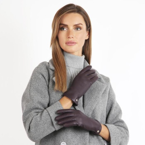 F14-13 Перчатки женские раз.7.5, цвет фиолетовый new, с подкладом шерсть F14-13 Перчатки женские раз.7.5, цвет фиолетовый new, с подкладом шерсть