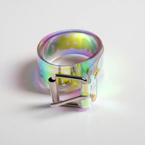 Голографический ремень в подарочной коробке "Согревайся правильно", 117х3 см Голографический ремень в подарочной коробке "Согревайся правильно", 117х3 см