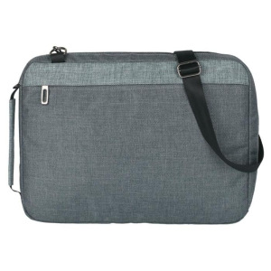 Конференц-сумка 2 в 1 twoFold серая с темно-серым, 34x24x4 см Конференц-сумка 2 в 1 twoFold серая с темно-серым, 34x24x4 см