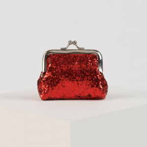 Кошелёк детский, отдел на фермуаре, цвет красный Кошелёк детский, отдел на фермуаре, цвет красный