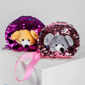 Кошелёк «Мышка», с пайетками Кошелёк «Мышка», с пайетками