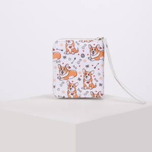 Кошелёк, отдел на молнии, цвет белый Кошелёк, отдел на молнии, цвет белый