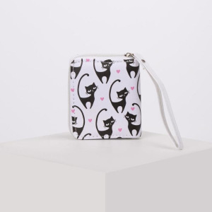 Кошелёк, отдел на молнии, цвет белый Кошелёк, отдел на молнии, цвет белый