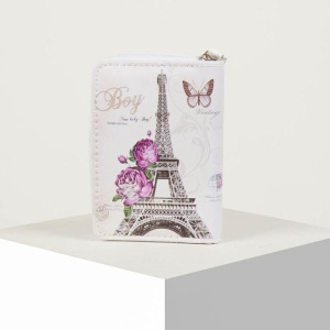 Кошелёк, отдел на молнии, цвет белый Кошелёк, отдел на молнии, цвет белый