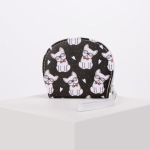 Кошелёк, отдел на молнии, цвет чёрный Кошелёк, отдел на молнии, цвет чёрный