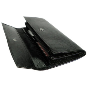 Кошелёк женский, 2 отдела для купюр, для монет, для кредитных карт, цвет чёрный Кошелёк женский, 2 отдела для купюр, для монет, для кредитных карт, цвет чёрный