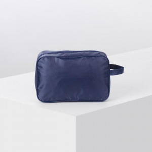 Косметичка дорожная, отдел на молнии, наружный карман, с ручкой, цвет синий Косметичка дорожная, отдел на молнии, наружный карман, с ручкой, цвет синий