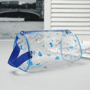 Косметичка ПВХ, отдел на молнии, 2 ручки, цвет МИКС Косметичка ПВХ, отдел на молнии, 2 ручки, цвет МИКС