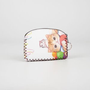 Монетница-брелок, отдел на молнии, цвет белый, «Дружба» Монетница-брелок, отдел на молнии, цвет белый, «Дружба»