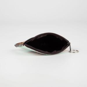 Монетница-брелок, отдел на молнии, цвет зелёный, «Кот в очках» Монетница-брелок, отдел на молнии, цвет зелёный, «Кот в очках»