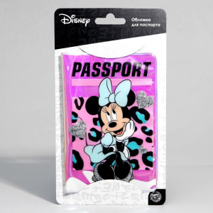 Обложка для паспорта, Минни маус Обложка для паспорта, Минни маус