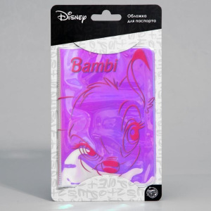 Обложка для паспорта "Bambie", Disney Обложка для паспорта "Bambie", Disney
