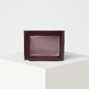 Обложка для удостоверения «Полиция», с окошком, цвет бордовый Обложка для удостоверения «Полиция», с окошком, цвет бордовый