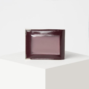 Обложка для удостоверения «РЖД», с окошком, цвет бордовый Обложка для удостоверения «РЖД», с окошком, цвет бордовый