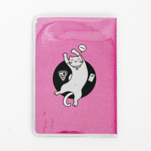 Обложка на паспорт "Котопаспорт", шейкер Обложка на паспорт "Котопаспорт", шейкер