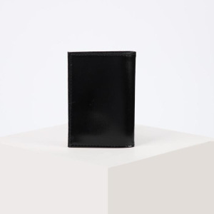 Обложка на пенсионное удостоверение, цвет чёрный гладкий Обложка на пенсионное удостоверение, цвет чёрный гладкий