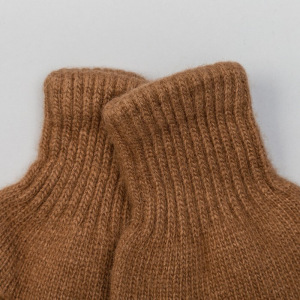 Перчатки женские из шерсти "Верблюд" 04120 цвет рыжий, р-р 17-19 Перчатки женские из шерсти "Верблюд" 04120 цвет рыжий, р-р 17-19