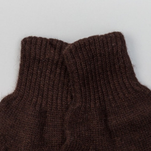 Перчатки женские из шерсти "Як" 04123 цвет шоколадный, р-р 17-19 Перчатки женские из шерсти "Як" 04123 цвет шоколадный, р-р 17-19