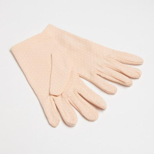 Перчатки женские MINAKU в горох, 22 см, цв. молочный Перчатки женские MINAKU в горох, 22 см, цв. молочный