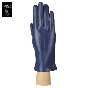 Перчатки женские натуральная кожа (Размер 6.5) синий Перчатки женские натуральная кожа (Размер 6.5) синий