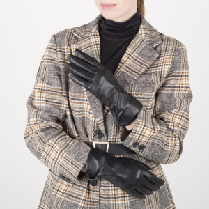 Перчатки женские, размер 7, с подкладом шерсть, цвет чёрный Перчатки женские, размер 7, с подкладом шерсть, цвет чёрный