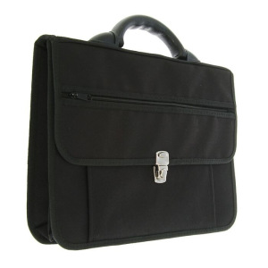 Портфель деловой ткань 380 х 270 х 150 мм, «Павловск», чёрный Портфель деловой ткань 380 х 270 х 150 мм, «Павловск», чёрный