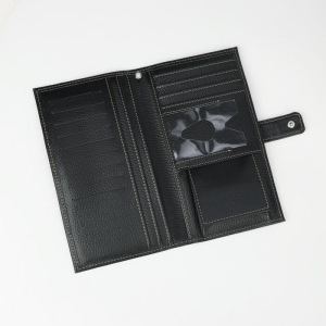 Портмоне мужское, 1 отдел, для карт, для монет, с ручкой, чёрный флотер Портмоне мужское, 1 отдел, для карт, для монет, с ручкой, чёрный флотер