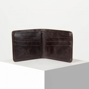 Портмоне мужское, 2 отдела, для карт с защитой от сканирования, цвет коричневый Портмоне мужское, 2 отдела, для карт с защитой от сканирования, цвет коричневый