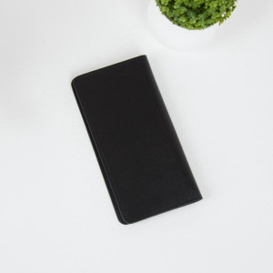 Портмоне мужское, 2 отдела, для кредиток, наружный карман, цвет чёрный Портмоне мужское, 2 отдела, для кредиток, наружный карман, цвет чёрный