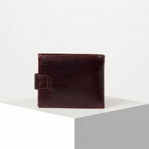 Портмоне мужское, 2 отдела на кнопке, цвет коричневый Портмоне мужское, 2 отдела на кнопке, цвет коричневый