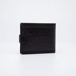 Портмоне мужское, 2 отдела на кнопке, с зажимом, цвет чёрный Портмоне мужское, 2 отдела на кнопке, с зажимом, цвет чёрный