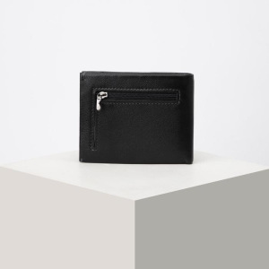 Портмоне мужское, 2 отдела на магните, с зажимом для купюр, цвет чёрный Портмоне мужское, 2 отдела на магните, с зажимом для купюр, цвет чёрный
