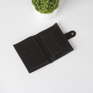 Портмоне мужское 2 в1, отдел для купюр, для карт, для монет, отдел для автодокументов, цвет коричневый матовый Портмоне мужское 2 в1, отдел для купюр, для карт, для монет, отдел для автодокументов, цвет коричневый матовый