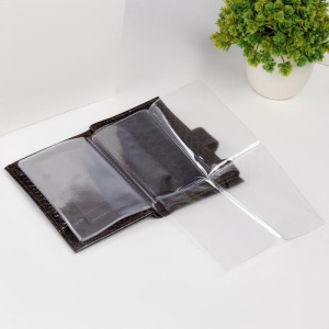 Портмоне мужское 3 в 1, автодокументы и паспорт, отдел для карт и монет, цвет коричневый Портмоне мужское 3 в 1, автодокументы и паспорт, отдел для карт и монет, цвет коричневый