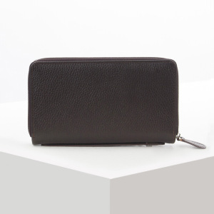 Портмоне мужское, 4 отдела на молниях, цвет коричневый Портмоне мужское, 4 отдела на молниях, цвет коричневый