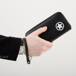 Портмоне мужское, цвет чёрный, Star Портмоне мужское, цвет чёрный, Star