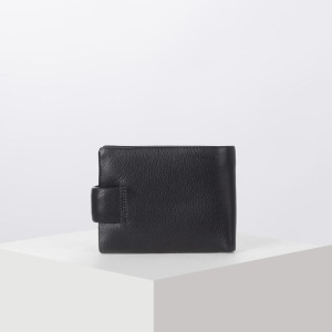 Портмоне мужское на кнопке, цвет чёрный Портмоне мужское на кнопке, цвет чёрный